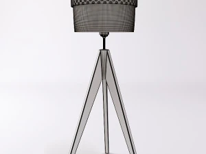 Mid Century Tripodes Floor Lamp 3D Model