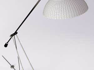 VINTAGE ARTIMETA FLOOR LAMP MODEL TIVOLI BY FLORIS FIEDELDIJ 3D Model