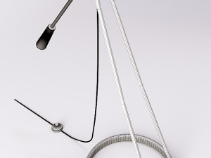VINTAGE ARTIMETA FLOOR LAMP MODEL TIVOLI BY FLORIS FIEDELDIJ 3D Model