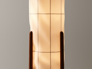 VINTAGE DANISH 3-LAMP TEAK TRIPOD FLOOR LAMP Modelo 3D