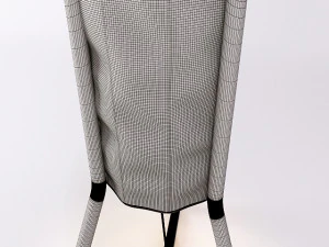 L&Acirc;MPADA DE PISO VINTAGE DINAMARQUESA COM 3 L&Acirc;MPADAS DE TECA TRIP&Eacute; Modelo 3D