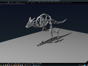 porous kangaroo 3D 모델