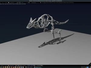 canguro poroso Modello 3D