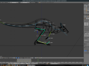 porous kangaroo 3D 모델