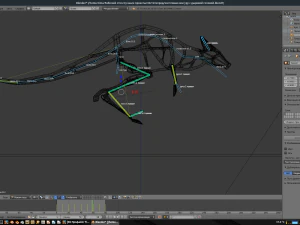 canguro poroso Modello 3D