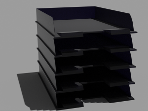 office supplies small minimalist collection Modelo 3D