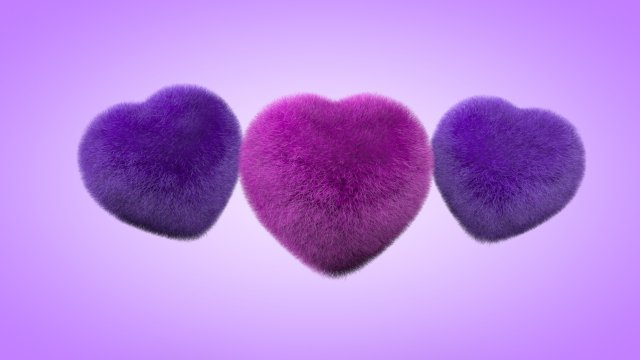 heart of plush 3D Model .c4d .max .obj .3ds .fbx .stl .blend 