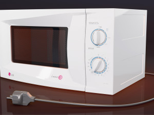 lg iwave microwave oven Modelo 3D