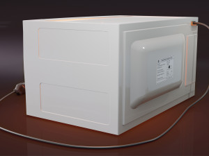 lg iwave microwave oven Modelo 3D