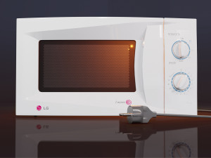 lg iwave microwave oven Modelo 3D