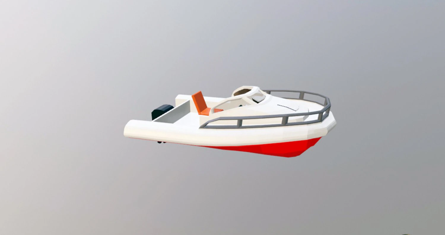 Schnellboot 3D Modell .c4d .max .obj .3ds .fbx .stl .blend 