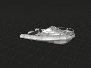 speedboat Modèle 3D