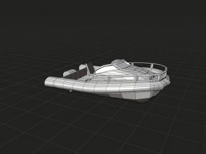 Schnellboot 3D Modell