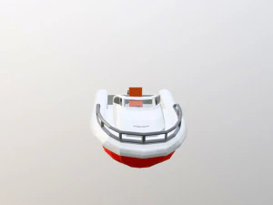 Schnellboot 3D Modell