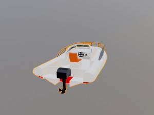 speedboat Modèle 3D