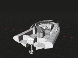 speedboat Modèle 3D