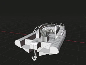Schnellboot 3D Modell