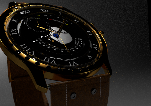 modern wristwatch 3D 모델 .c4d .max .obj .3ds .fbx .stl .blend 