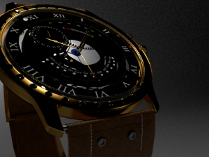 modern wristwatch 3D Model