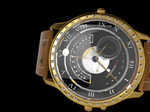modern wristwatch 3D Model