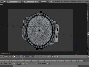 modern wristwatch 3D 모델