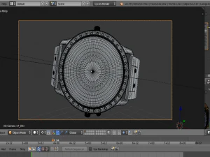 modern wristwatch 3D Model