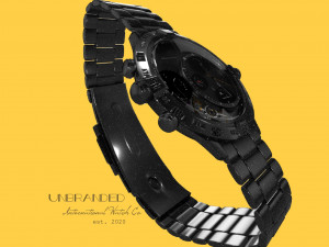 male wristwatch 3D Model