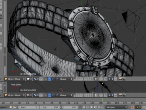 male wristwatch Modèle 3D