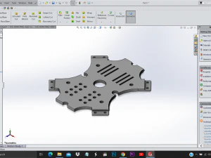 Custom drone chassis drone frame 3D Print Model