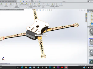 Custom drone chassis drone frame 3D Print Model