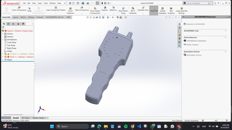 Soil Moisture casing Print Ready Project Box 3D print model Modello di stampa 3D .c4d .max .obj .3ds .fbx .stl .blend 