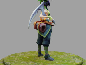 akali from league of legends 3Dプリントモデル