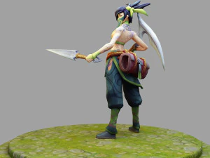 akali from league of legends 3D Print Model