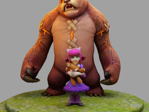 Annie aus League of Legends 3D Druckmodell