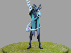 aphelios from league of legends 3D Print Model