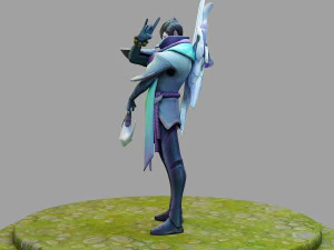 aphelios from league of legends 3D Print Model