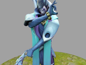 aphelios from league of legends 3D Print Model