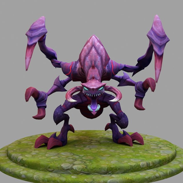 chogath from league of legends Modello di stampa 3D .c4d .max .obj .3ds .fbx .stl .blend