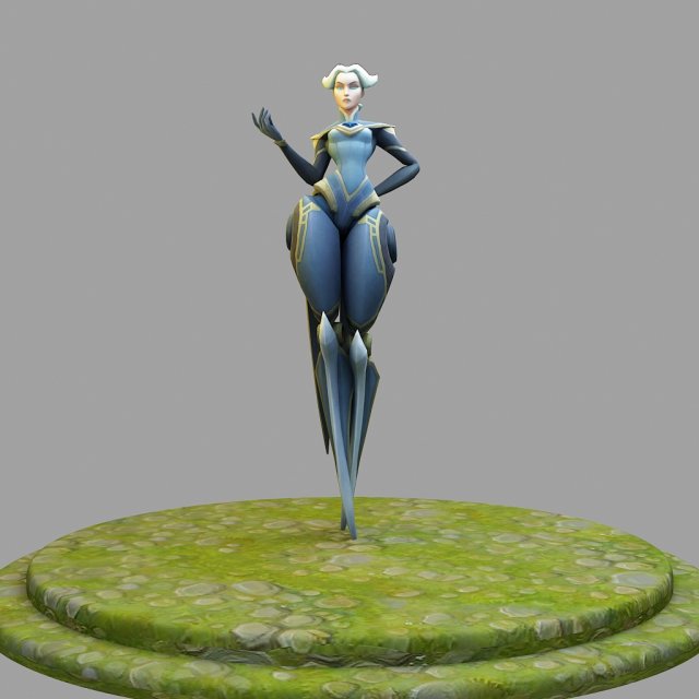 camille from league of legends 3D प्रिंट मॉडल .c4d .max .obj .3ds .fbx .stl .blend 