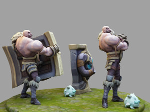 braum from league of legends 3Dプリントモデル