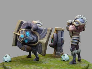 braum from league of legends 3Dプリントモデル
