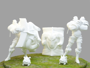 braum from league of legends 3Dプリントモデル
