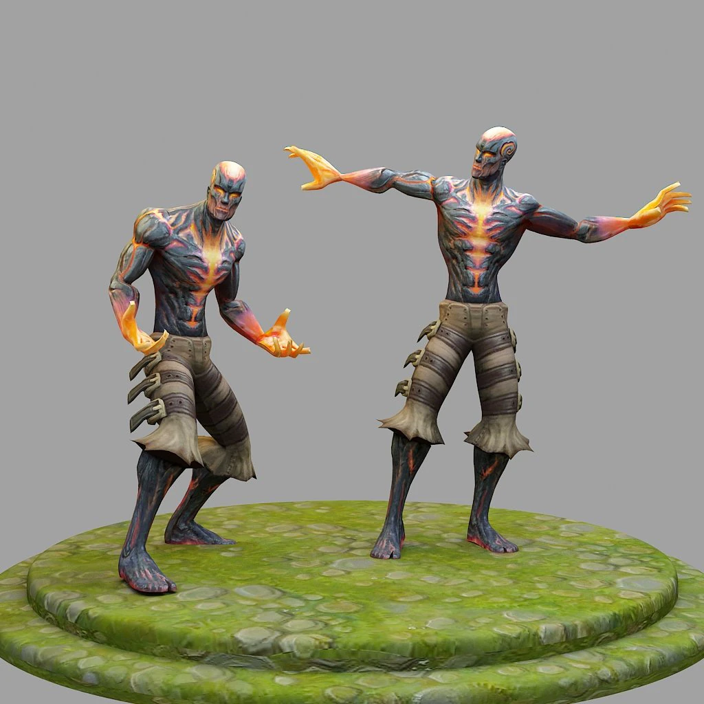 brand from league of legends 3D Print Model .c4d .max .obj .3ds .fbx .stl .blend 