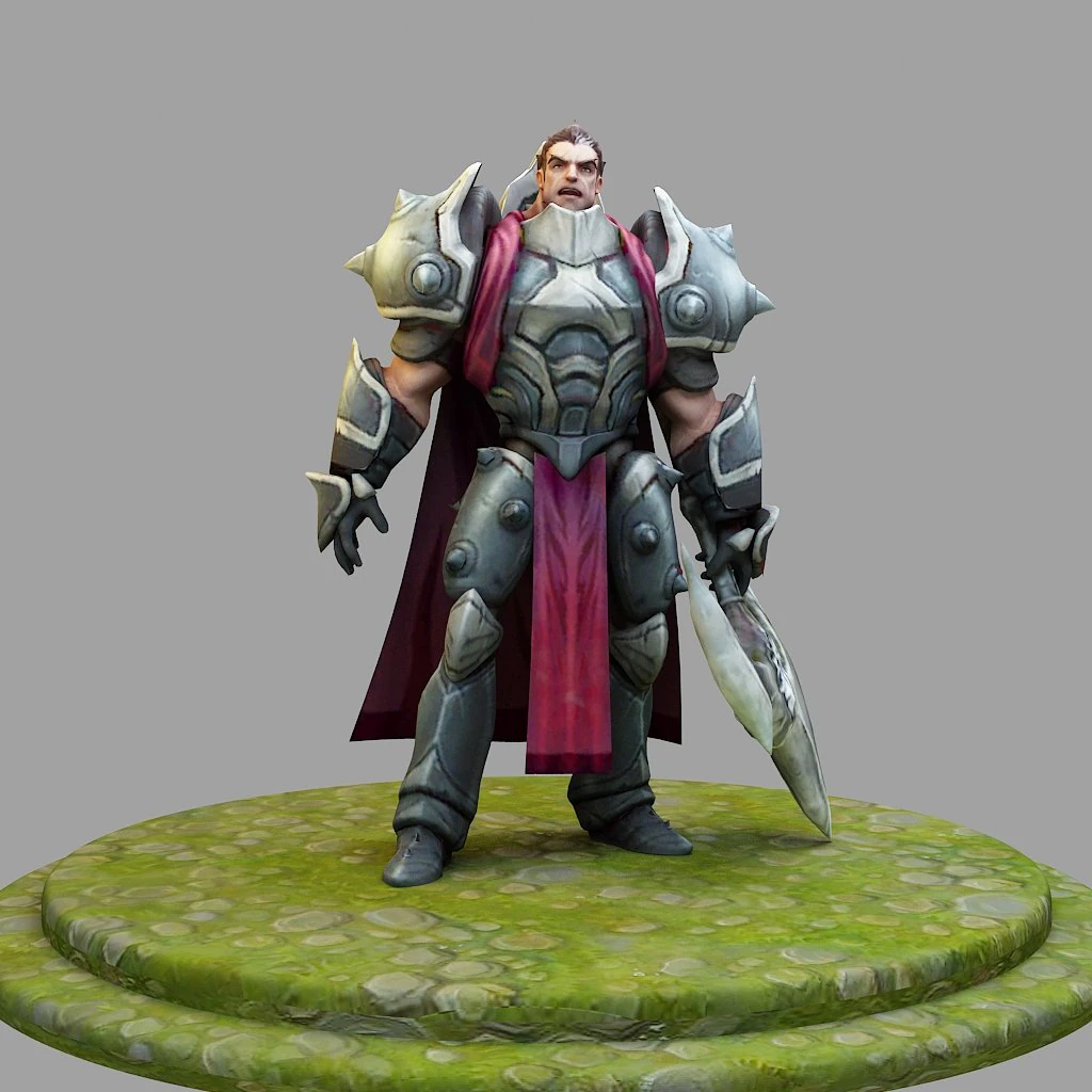 darius from league of legends 3D Print Model .c4d .max .obj .3ds .fbx .stl .blend 