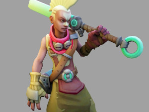 ekko from league of legends Modelo de Impressão 3D