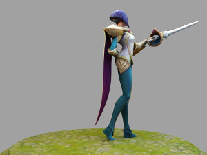 fiora from league of legends 3D Print Model