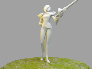 fiora from league of legends 3D Print Model