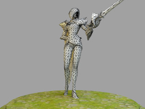 fiora from league of legends 3D Print Model