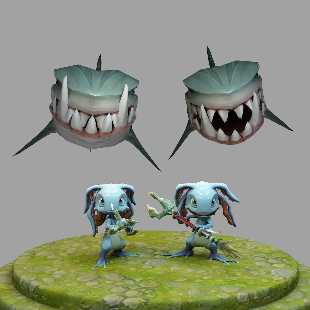 fizz from league of legends 3D Print Model .c4d .max .obj .3ds .fbx .stl .blend