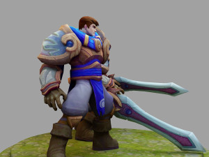 garen from league of legends 3D Baskı Modeli